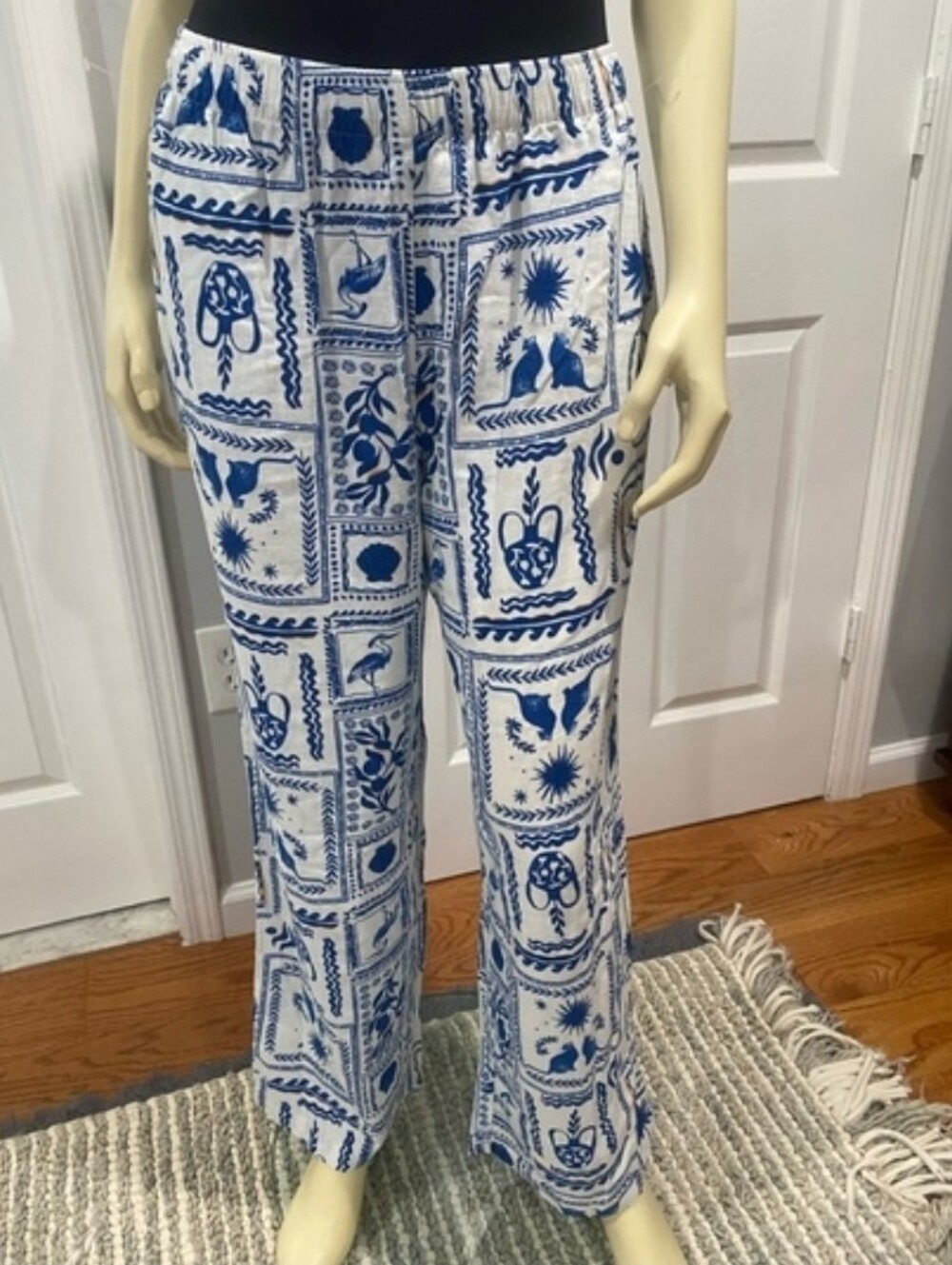 Sincerely Jules Wide Leg Print Pants